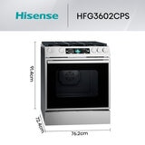 Hisense Estufa de Gas 6 Quemadores Hisense Estufa de Gas 6 Quemadores