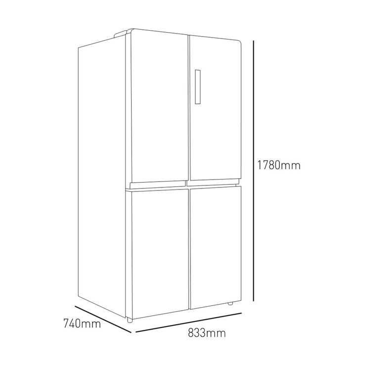 Teka Refrigerador de 19' Cuatro Puertas