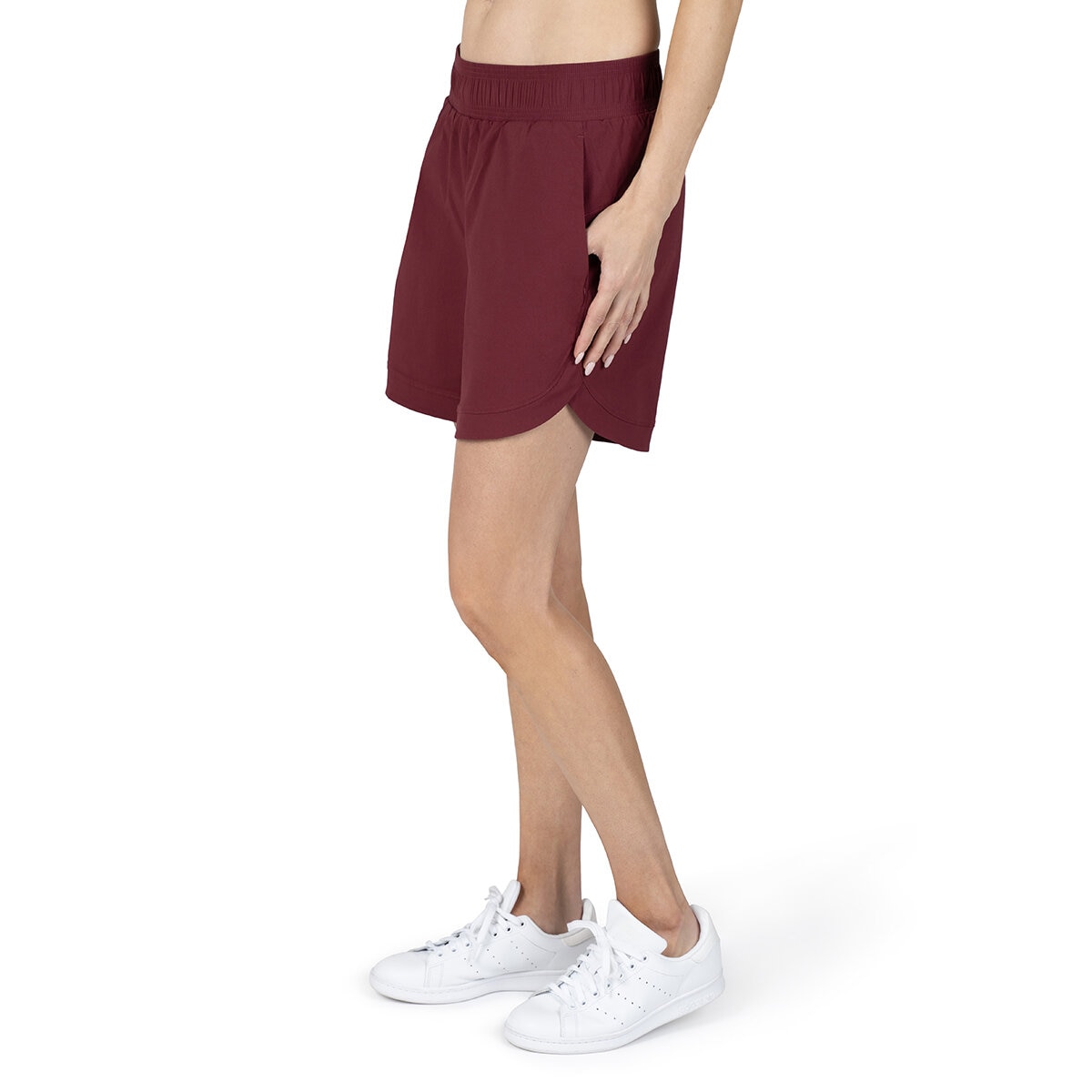 Tuff Apparel Shorts Deportivos para Dama Rojo Extra Grande