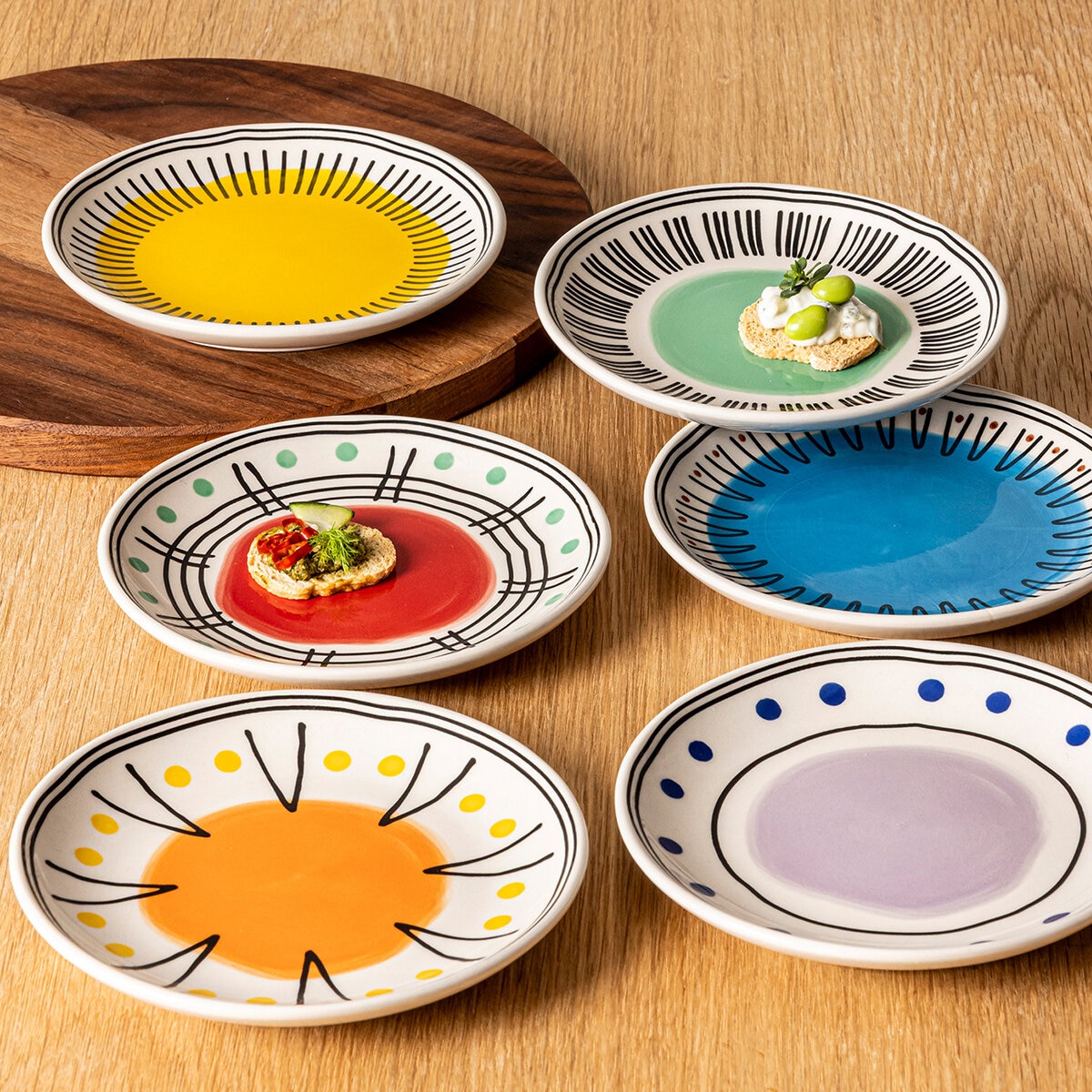 Over & Back 6 Platos para Aperitivos Over & Back 6 Platos para Aperitivos