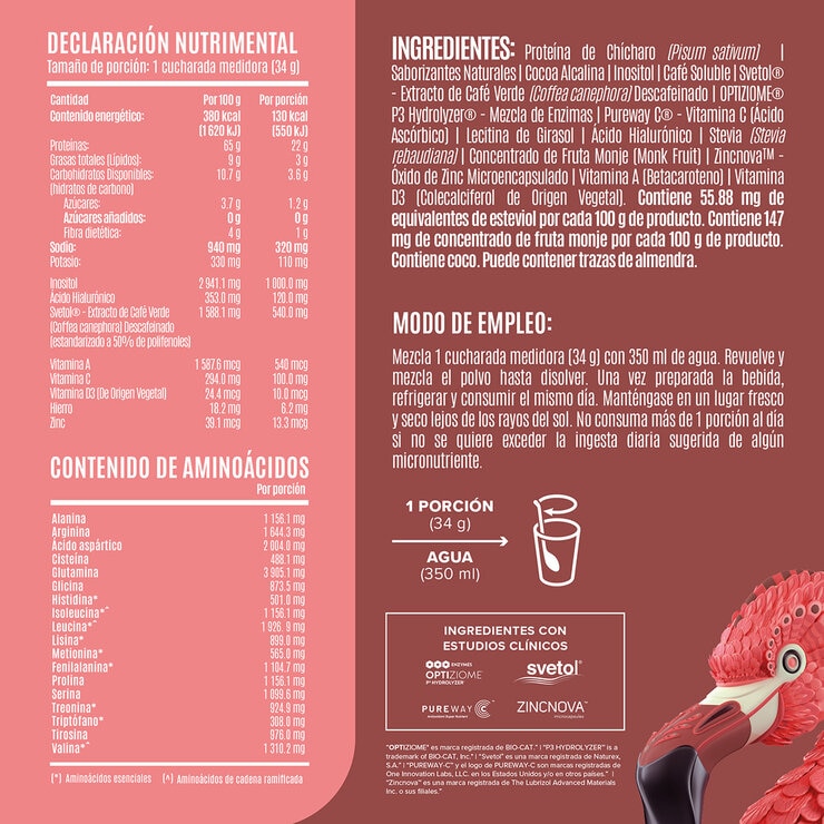 Birdman Fitmingo Proteína Vegetal Sabor Moka 1.496 kg