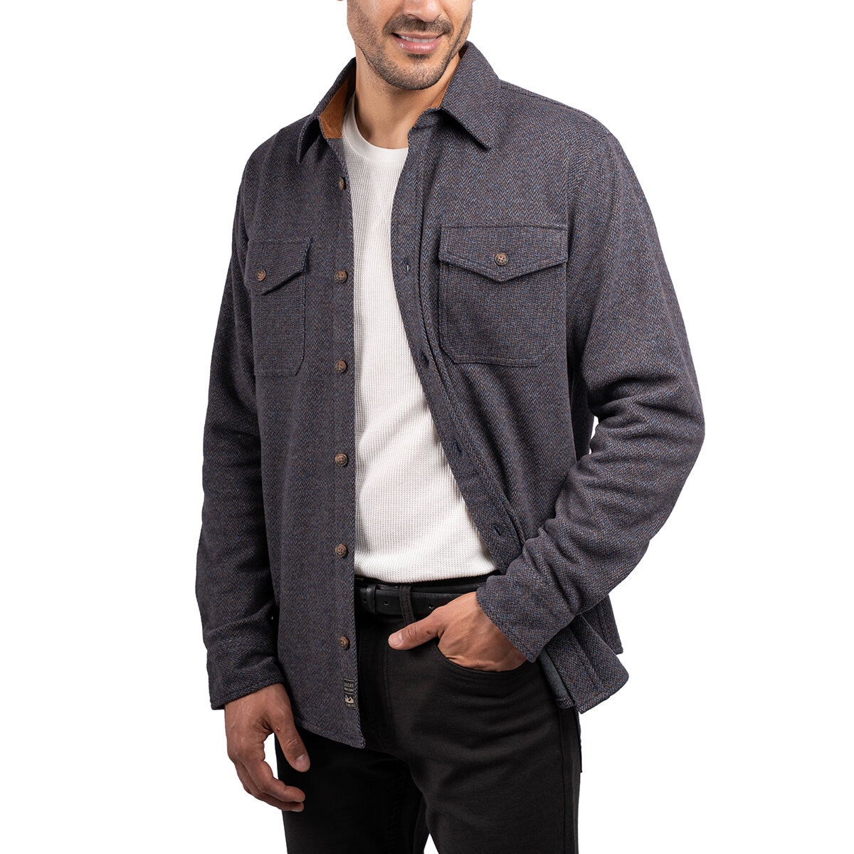 Jachs Camisa para Caballero Azul Mediana