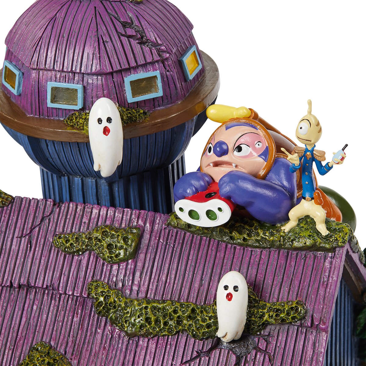 Casa de Halloween Animada de Stitch con Luces y Música