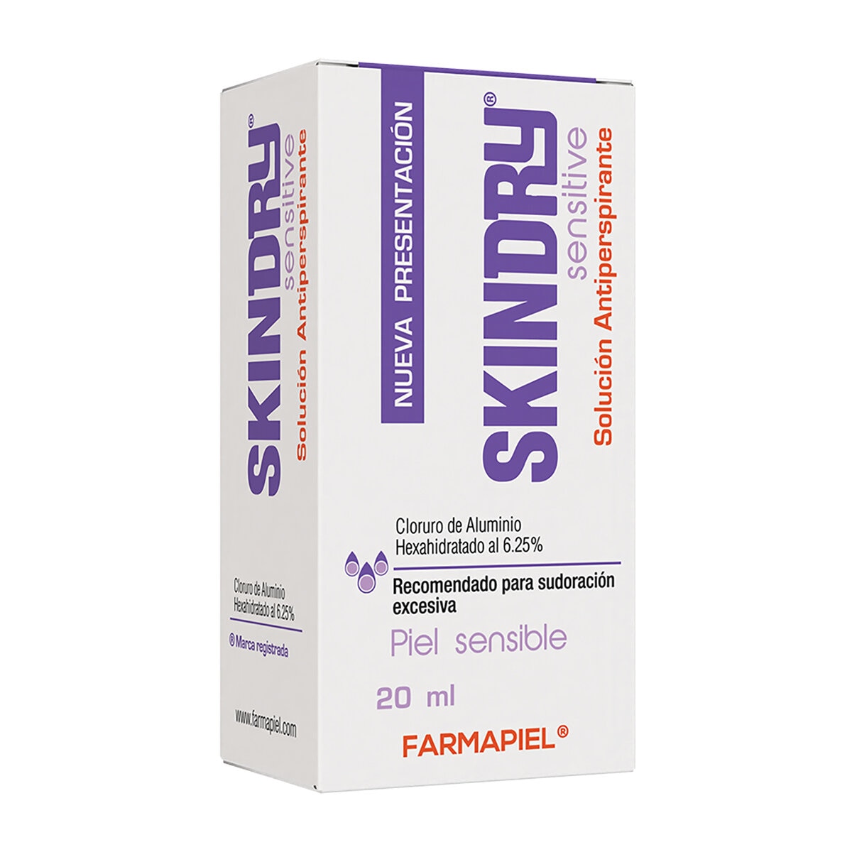 SkinDRY Sensitive Solución Antiperspirante para piel sensible 20 ml