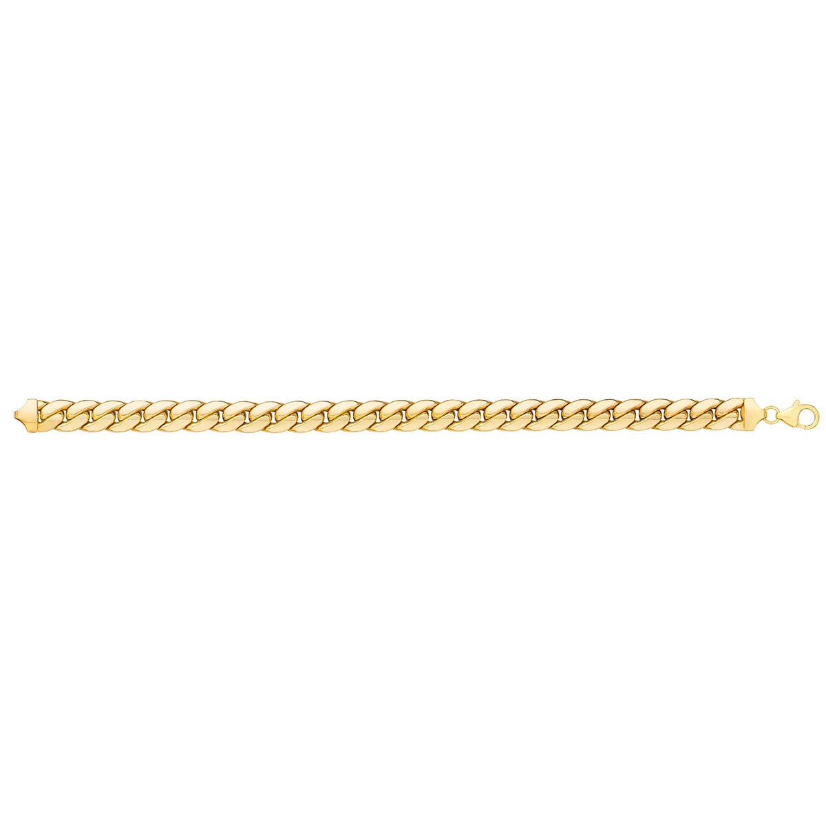 Pulsera para Caballero, Oro Amarillo de 14K, 21.59cm