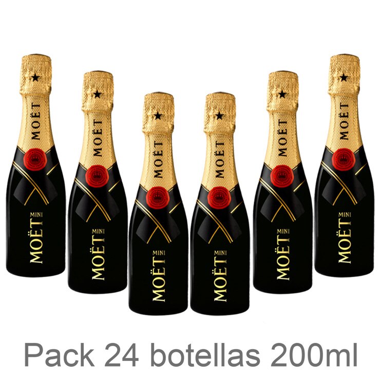 Mini Moët Imperial champagne 24/200ml Costco México