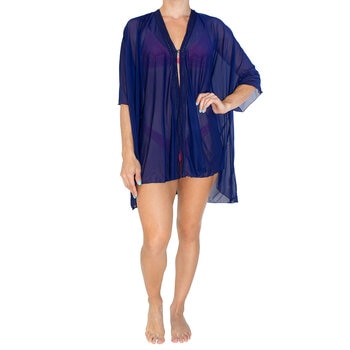 Skysoul, Vestido Corto ColorAzul Marino para Dama, Varias Tallas