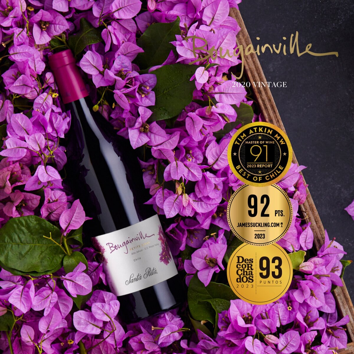 Vino Tinto Santa Rita Bougainville Petite Sirah 750 ml