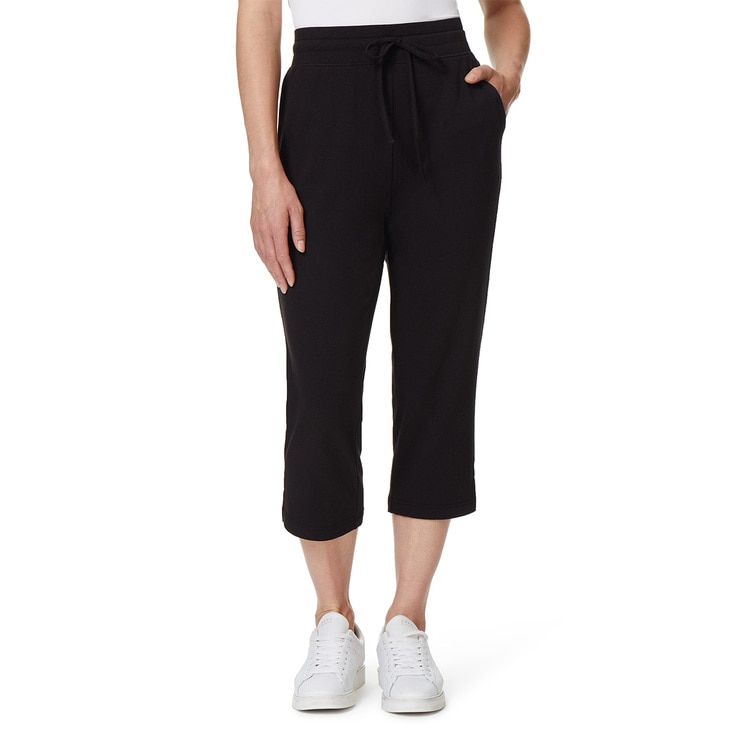 32 Degrees, Pantalón Capri para Dama, Negro, Mediana Costco México