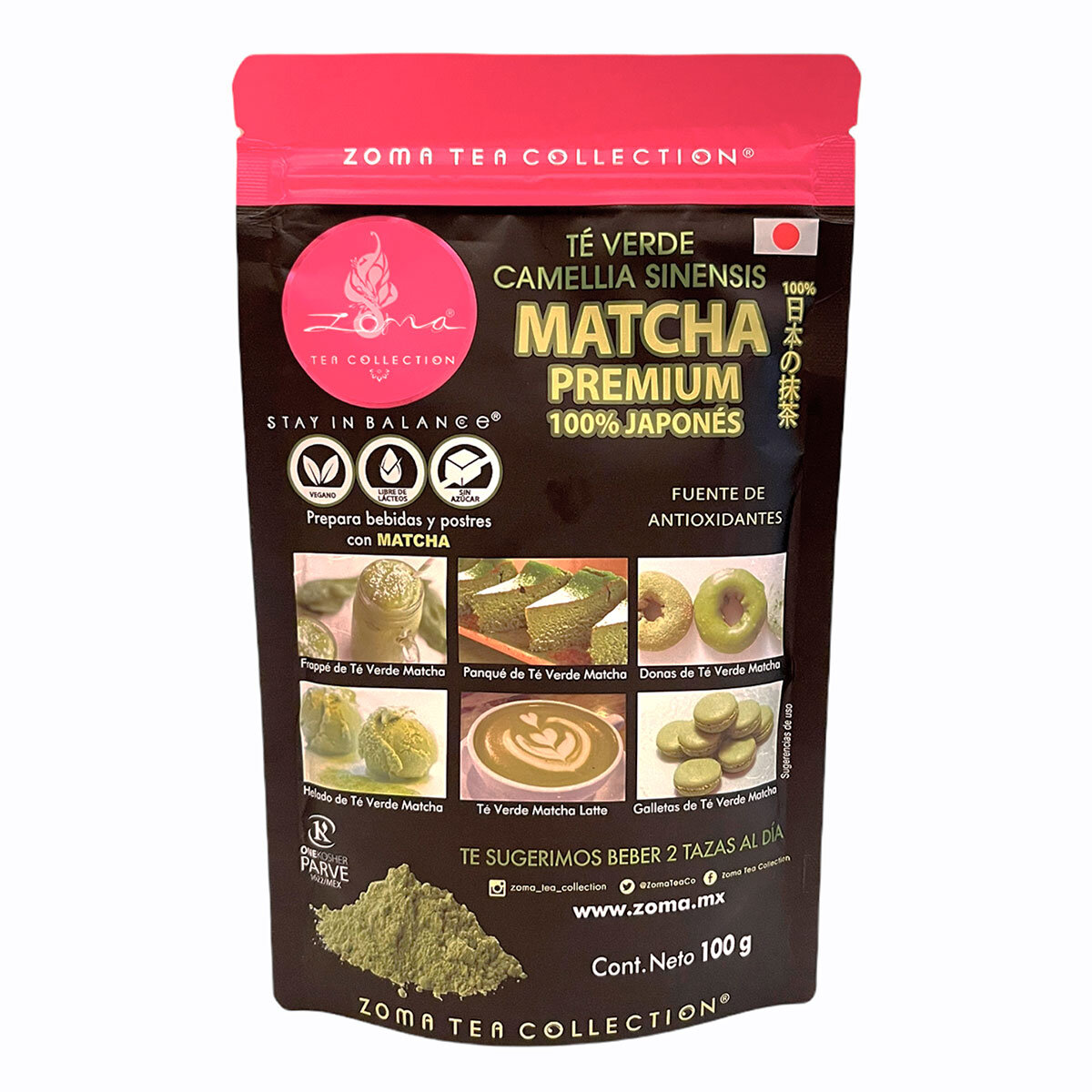 Zoma Tea Matcha Premium 100 g Costco México
