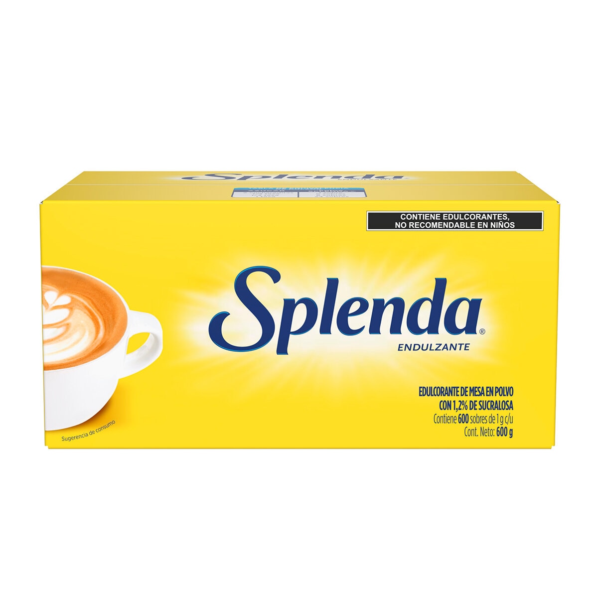 Splenda Endulzante 600 sobres de 1 g