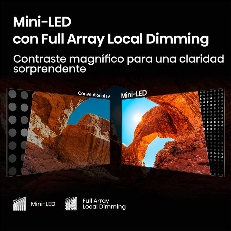 Hisense Pantalla 100" ULED MiniLed 4K Fire TV 100QD7QFM Hisense Pantalla 100" ULED MiniLed 4K Fire TV 100QD7QFM