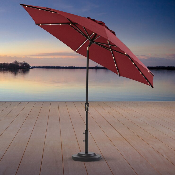 Sombrilla para Jardín Proshade de 3m con Luces LED Color Rojo | Costco