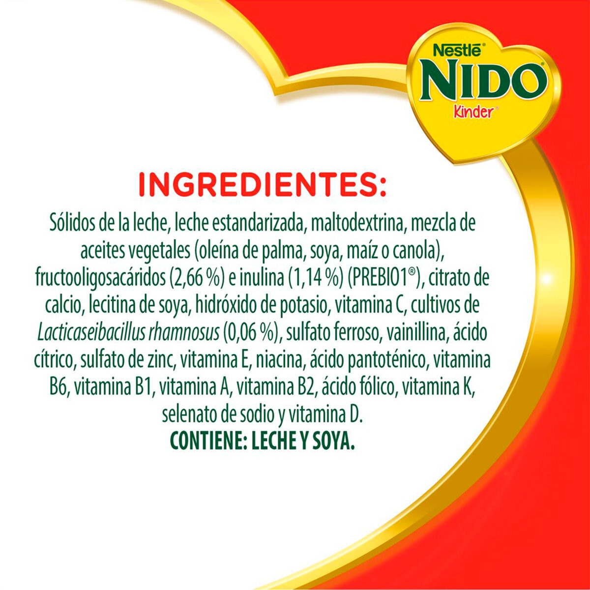 Nido Kinder, Leche en Polvo 2.5 kg