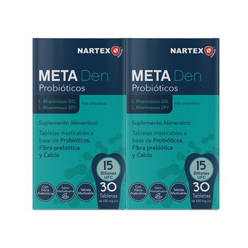 Meta Den 2 Frascos de 30 Tabletas c/u