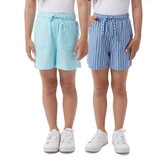 32 Degrees Cool Shorts para Niñas 2 piezas Azul y Azul claro