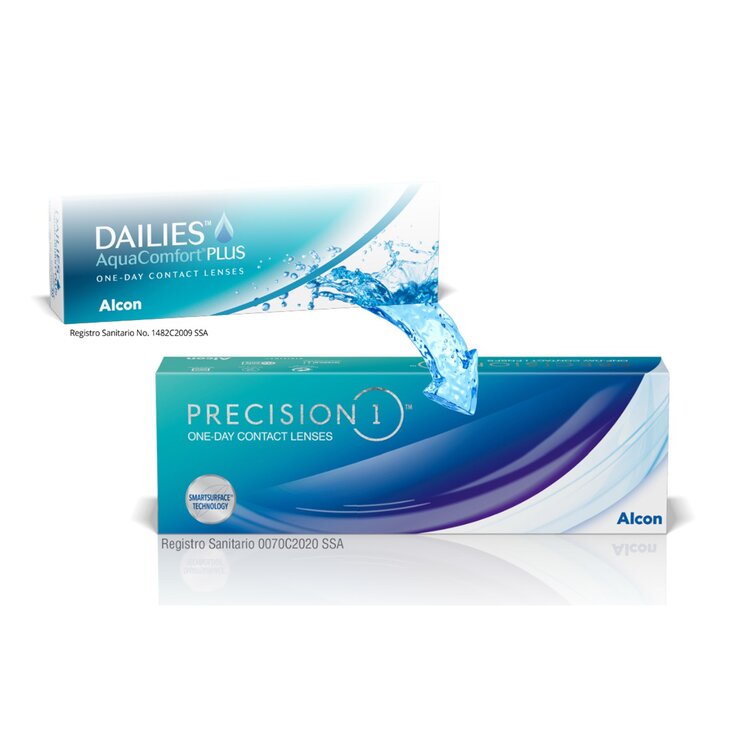 Precision One Lentes de Contacto para Miopía o Hipermetropía 60 Lentes