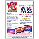 Coco Bongo Show & Disco Cancún o Playa del Carmen, One Night Pass