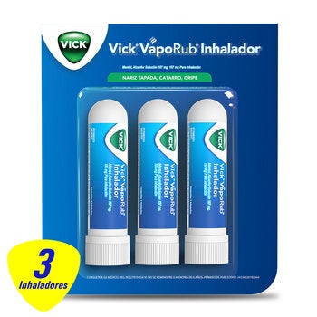Vick VapoRub Inhalador 3 Piezas Vick VapoRub Inhalador 3 Piezas