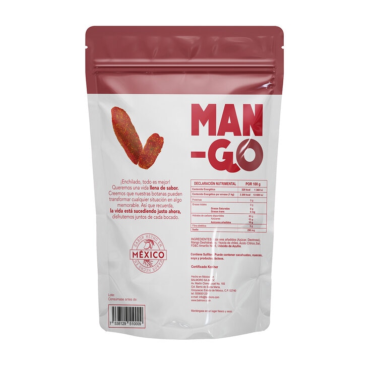 Balmoro Mango Deshidratado Enchilado 1 kg