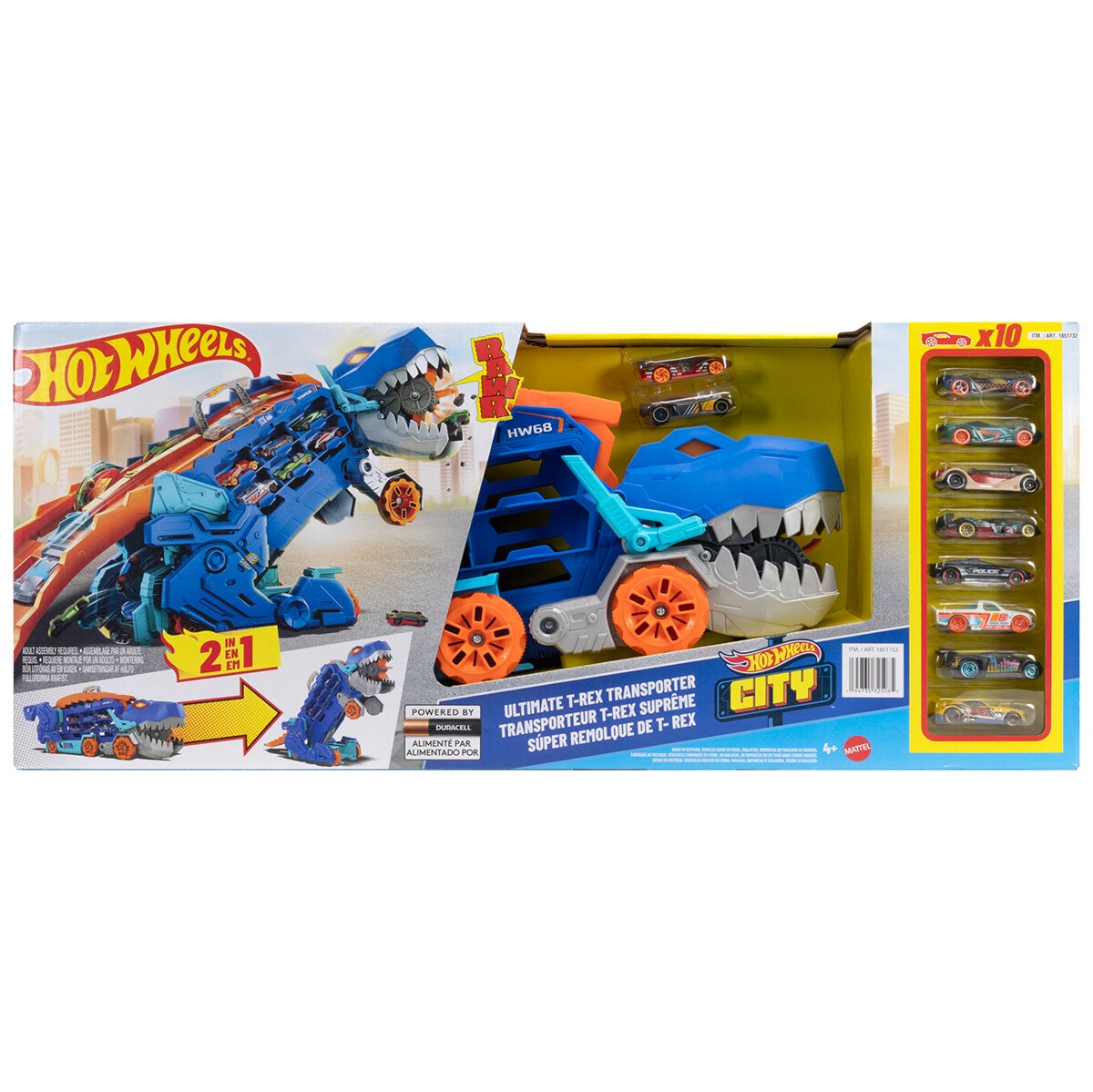 Hot Wheels Super Remolque de T-Rex Hot Wheels Super Remolque de T-Rex