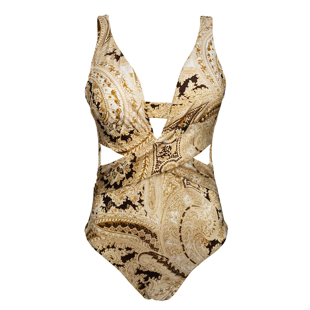 Alas de Sal, Traje de Baño Entero, Color Dorado, Varias Tallas Alas de Sal, Traje de Baño Entero, Color Dorado, Varias Tallas