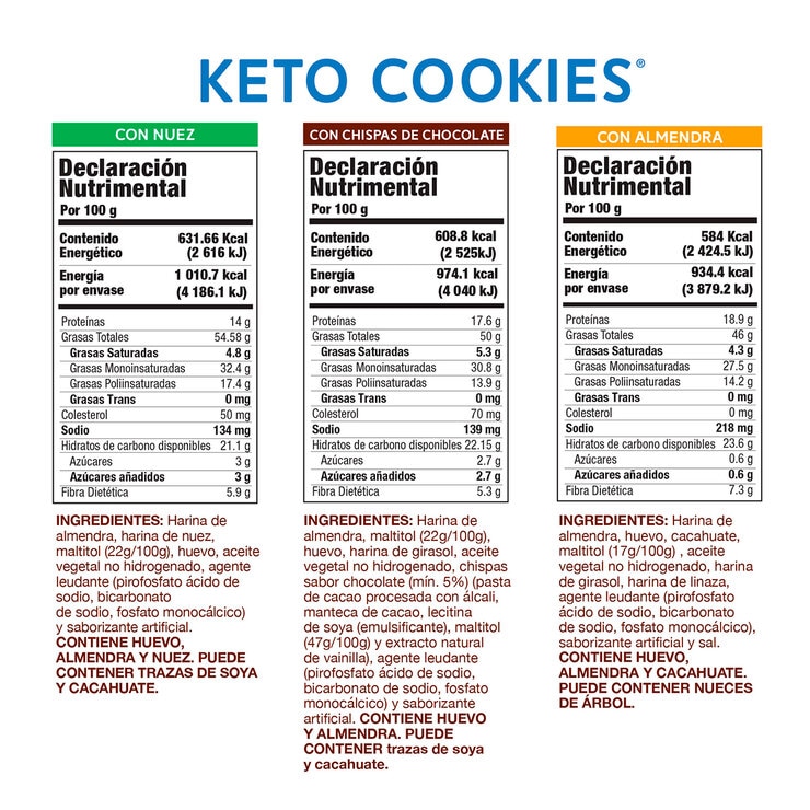 Taifelds Galletas Keto 480 g