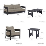 MoDe Living, Sanford Estate Colección de Patio, 15 piezas