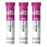 Seltz Calcio + Vitamina D 3 Tubos con 20 Tabletas Efervescentes c/u Sabor Limonada Rosa Seltz Calcio + Vitamina D 3 Tubos con 20 Tabletas Efervescentes c/u Sabor Limonada Rosa