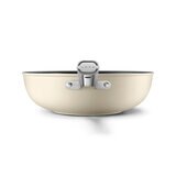Smeg Wok 30cm blanco