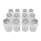 King Crystal Frascos Mason para Conservas, 12 Piezas