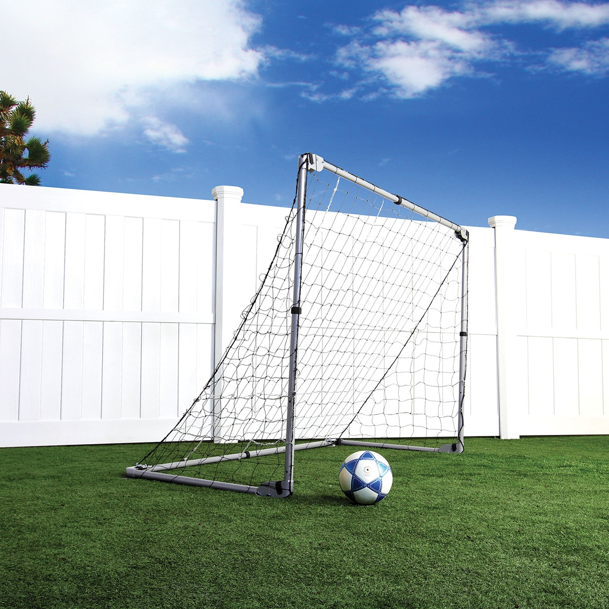 Porterías de fútbol para patio trasero,Red de fútbol emergente 2 en  1,Equipo de entrenamiento de fútbol portátil,Conjunto de portería de fútbol  para