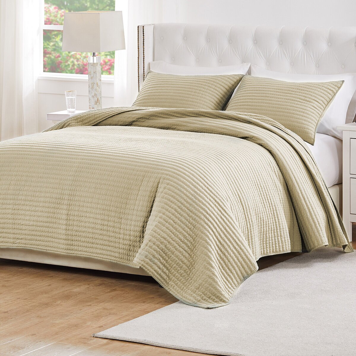Greenland Home Fashions Juego de Cama Tamaño King 3 piezas Beige Greenland Home Fashions Juego de Cama Tamaño King 3 piezas Beige