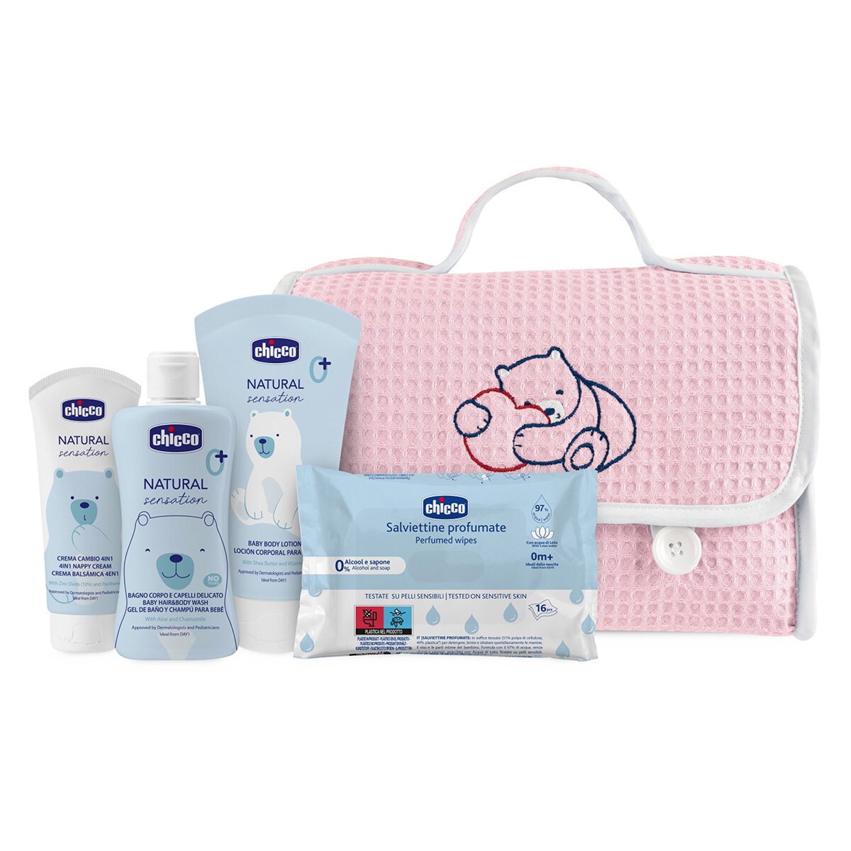 Chicco Set Cosmético Piqué Color Rosa