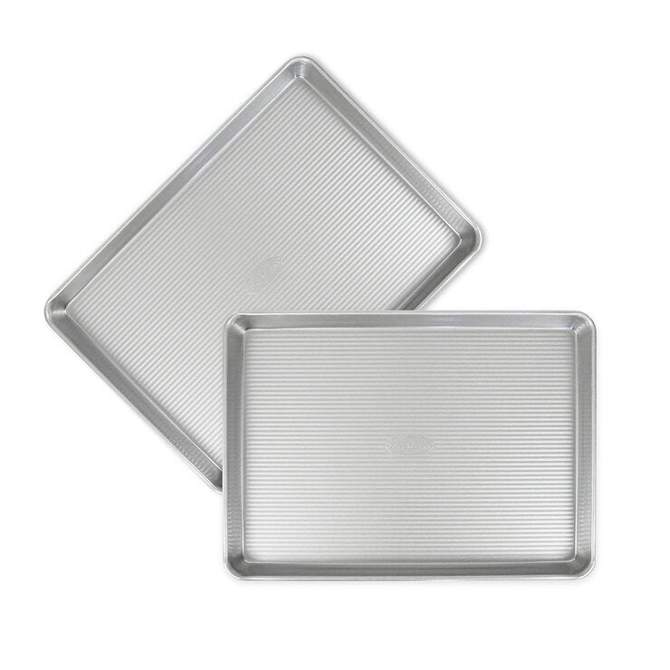 USA Pan, Charolas para Hornear Tipo Media Hoja, 2 Piezas