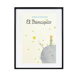 Black Is Color, Cuadro Decorativo El Principito, Enmarcado