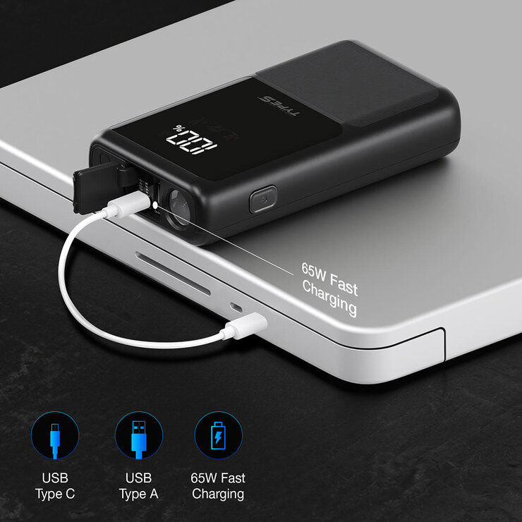 Type S Arrancador para auto con pantalla LED