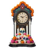 Reloj Decorativo de Día de Muertos