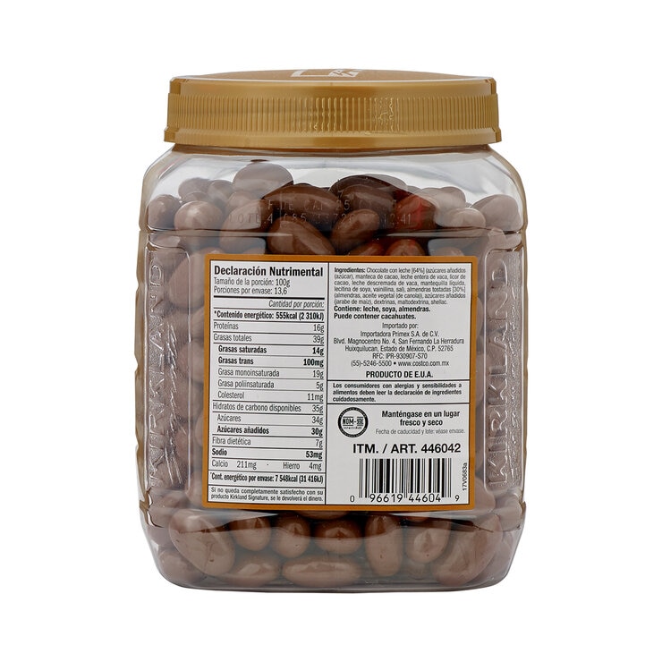 Kirkland Signature Almendras Cubiertas de Chocolate 1.36 kg