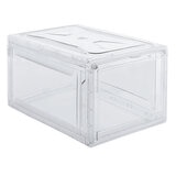 AG Box, Set de 4 Cajas de Zapatos Apilables Premium, Transparente