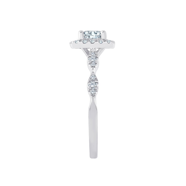 Anillo, 0.83 CTW, Diamante en Platino