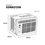 Carrier, Aire Acondicionado Ventana de 12,000 BTU a 110V, Solo Enfriamiento