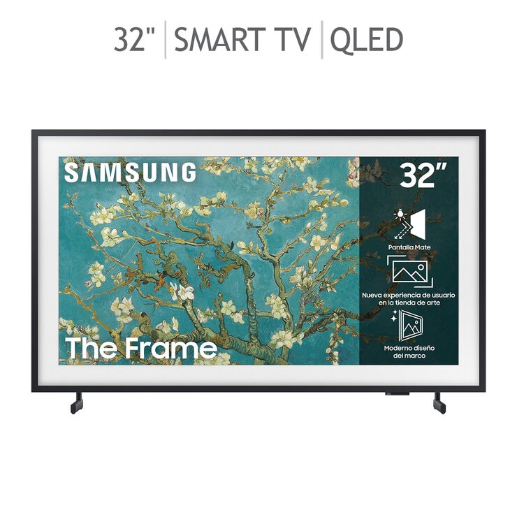 Samsung Pantalla 32" QLED The Frame Smart TV + Marco