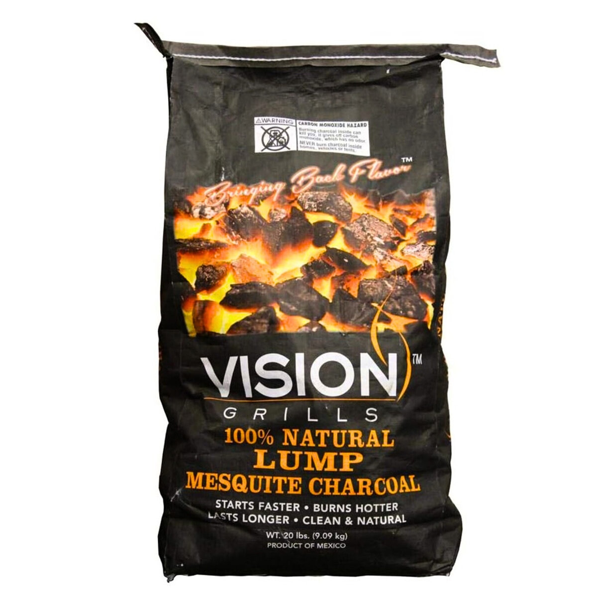 Vision Grills Carbón de Mesquite bolsa de 9 kg