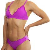 Alas de Sal, Traje de Baño de Dos Piezas Color Morado, Varias Tallas