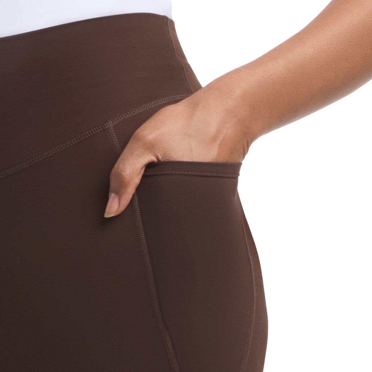 Jockey Leggings para Dama Café Grande