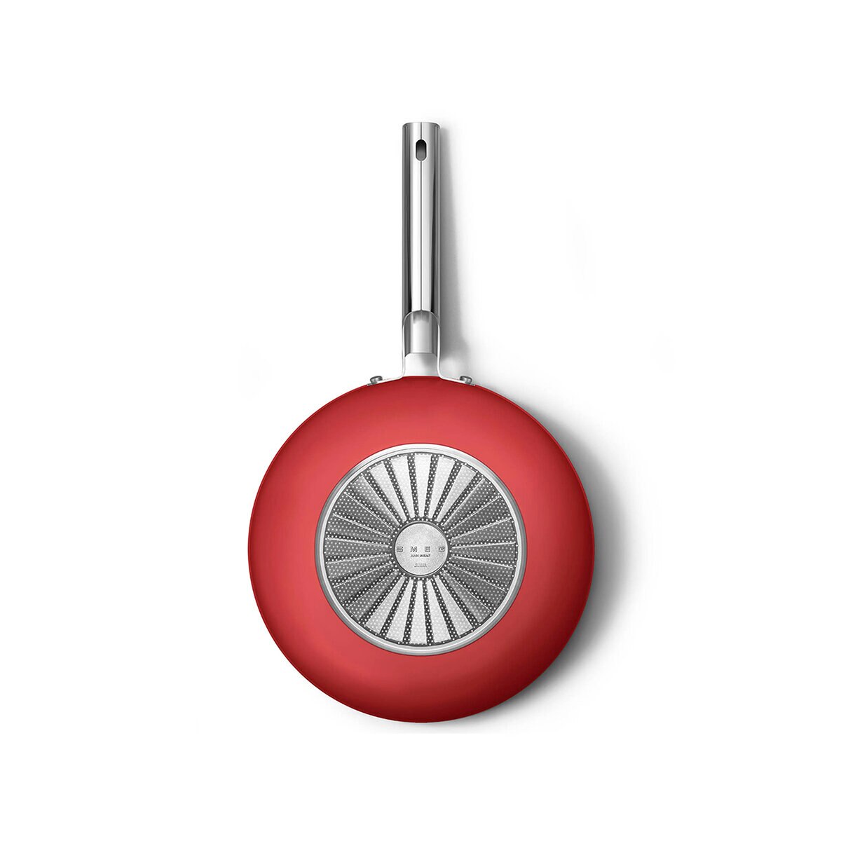 Smeg Wok 30cm rojo