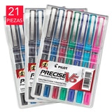 Pilot V5 Bolígrafo Tinta Líquida Punto Extra Fino, Varios Colores