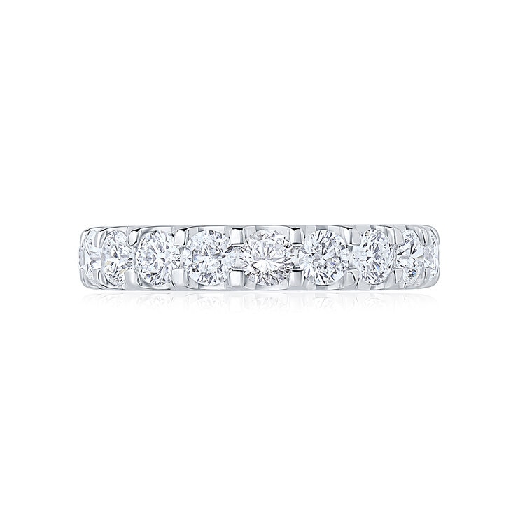 Anillo de Eternidad, 3.00ctw Diamantes, Oro Blanco de 14K