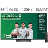 LG Pantalla 65" OLED 4K AI Smart TV LG Pantalla 65" OLED 4K AI Smart TV
